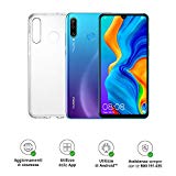 Huawei P30 Lite (Blue) Smartphone + cover trasparente, 4GB RAM, memoria 128 GB, Display 6.15" FHD+, Tripla fotocamera posteriore da 48+8+2 MP, fotocamera anteriore 24 MP [Versione Italiana]